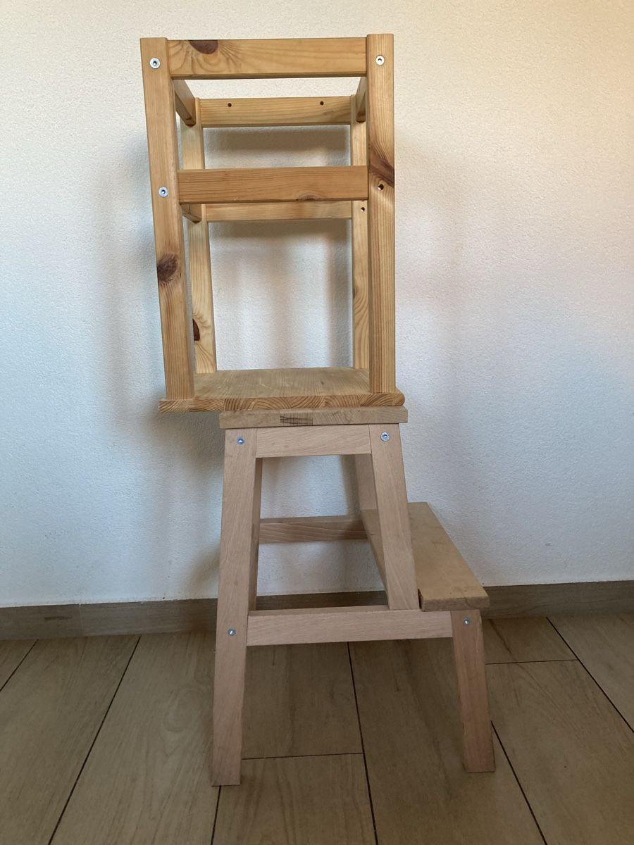 Ikea Seggioloni: Lernturm / Learning Tower aus IKEA Möbeln – Usato da Oberstammheim venduto da Annatina11 1