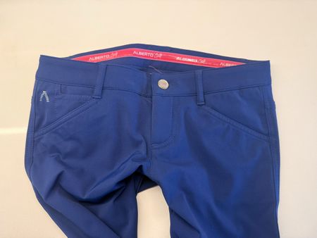 ALBERTO Golf Hose Grösse 32 neuwertig nie getragen blau 