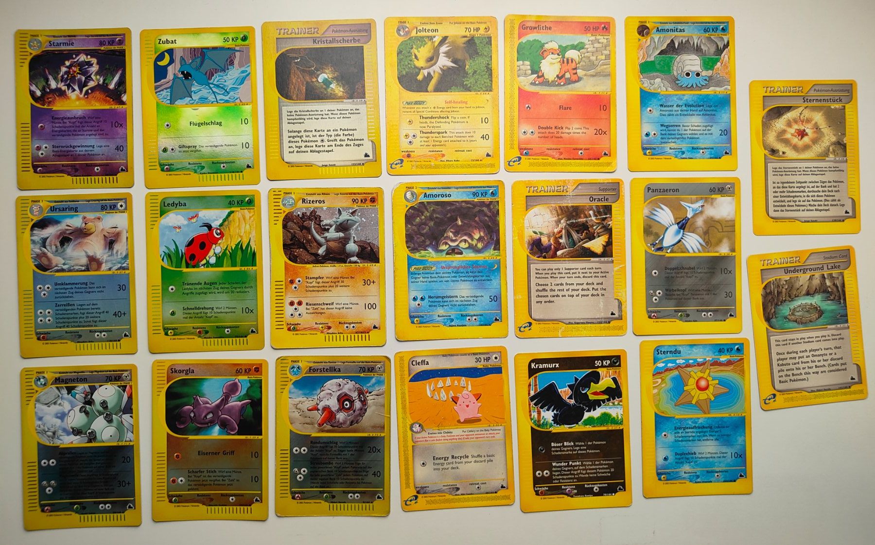 Pokémon Sammelbilder & Trading cards: Pokemon Skyridge Sammlung Lot Holo Reverse E-Series – Gebraucht aus Thalwil von FigurenFreunde