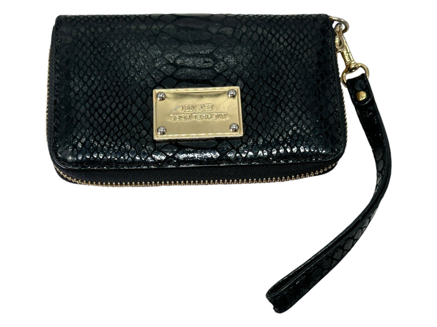 Michael Kors Portafogli: Portefeuille Michael Kors python noir – Usato da Morges venduto da vintix 8