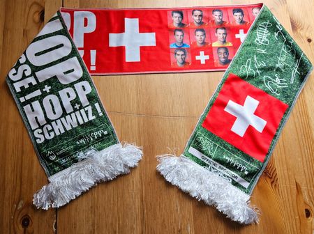 Schweiz Fan Schal EURO 2008 Fussball EM Schwizer Nati