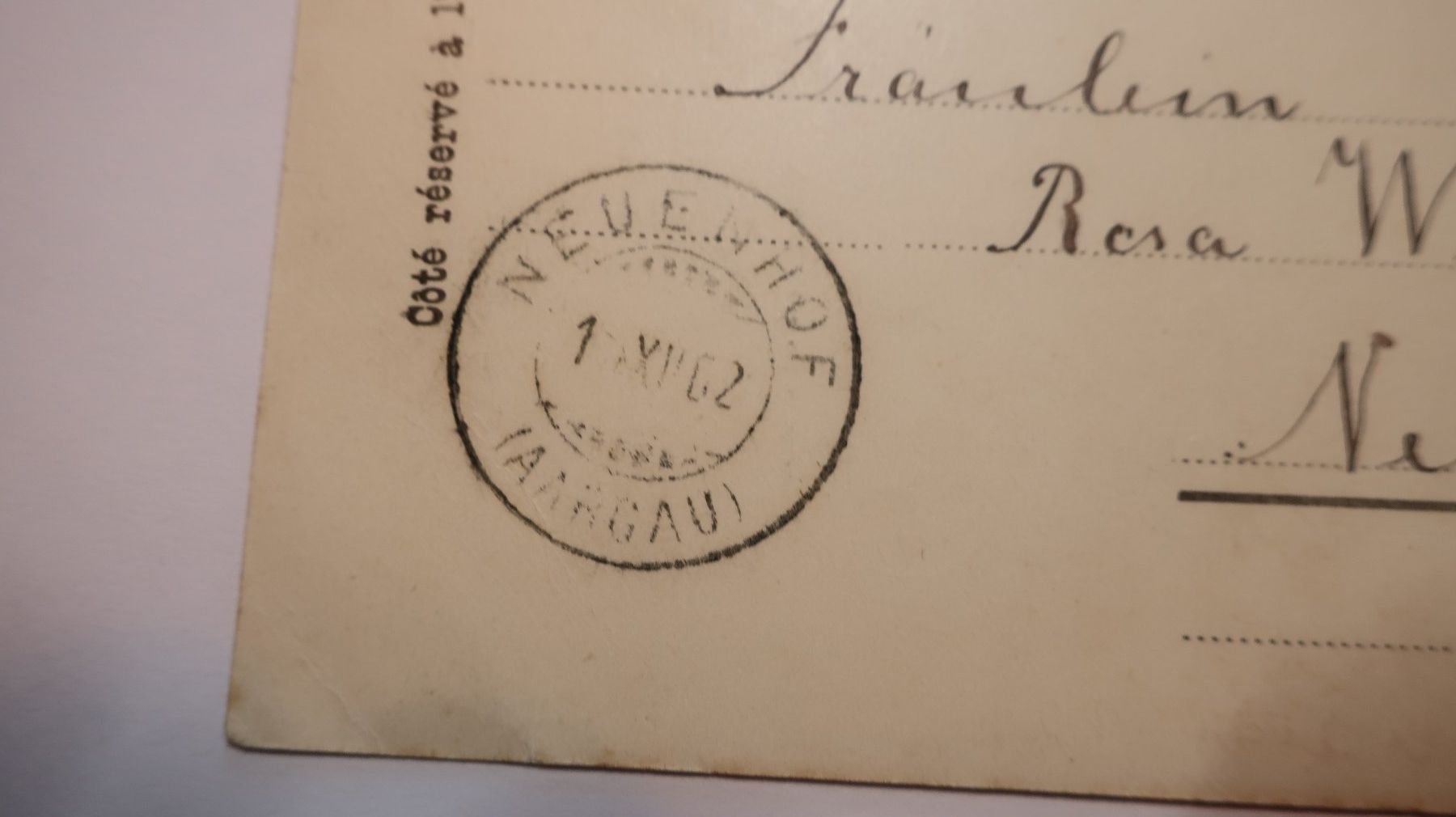 Ansichtskarten: B. Vautier  - Unfreiwillige Beichte  1902 – Gebraucht aus Cormoret von Pascalll2001 6