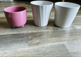 3er Set Übertöpfe