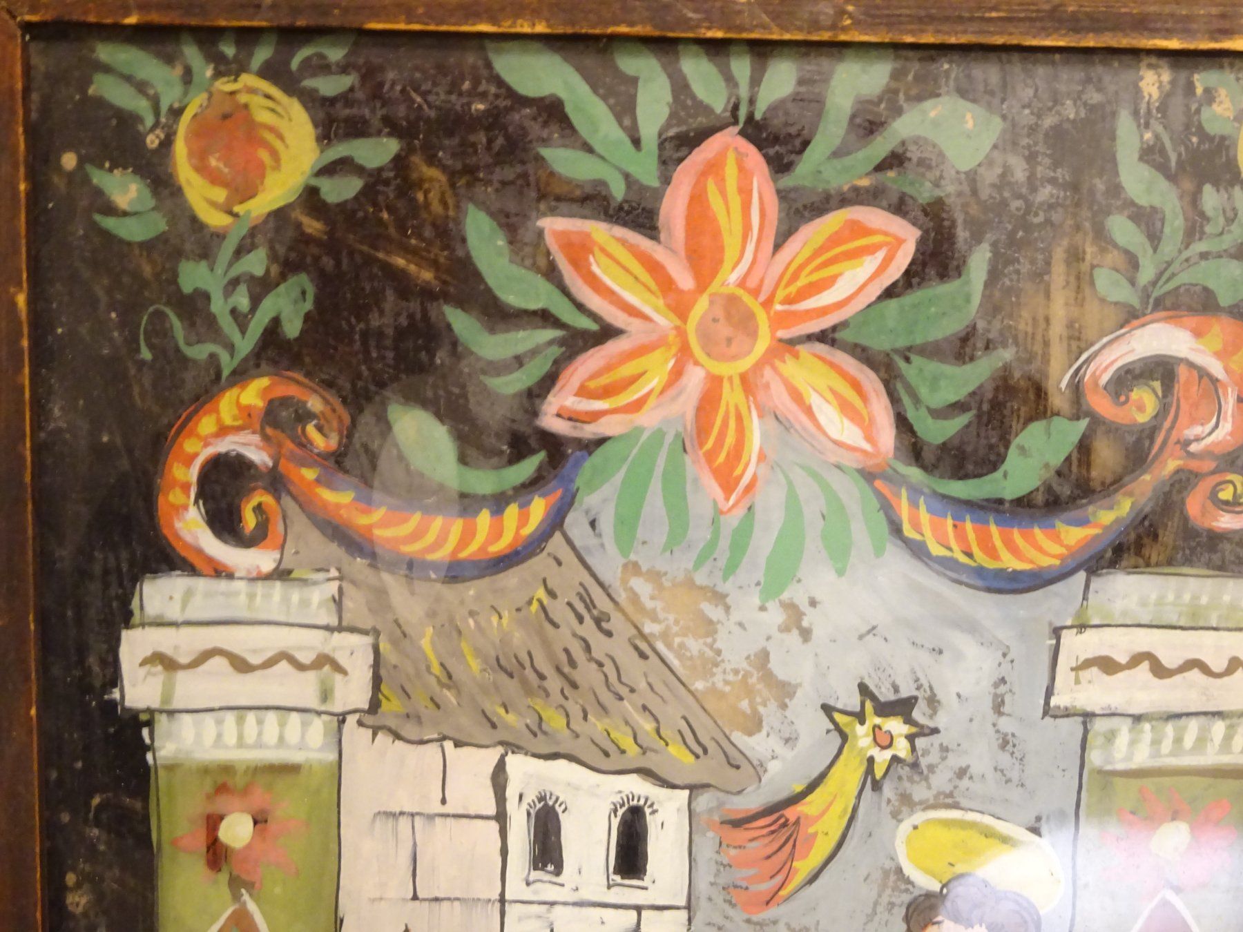 Gemälde: Hinterglasbild / Christnacht Krippe Ikone – Gebraucht aus Esslingen von eintagammeer 5