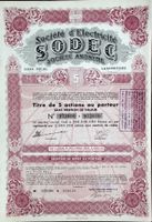 Société d'Elctricité SODEC SA, Luxembourg - 1949