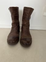 Belles bottes marron en cuir souple Clarks
