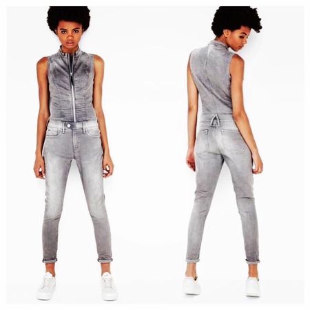 G-Star Jumpsuit in grau, Gr. M und S/NEU