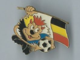 Belgien Fussball Maskottchen Pin