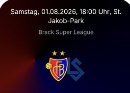 2 Tickets Seitktor A2 - FC Basel vs Lausanne
