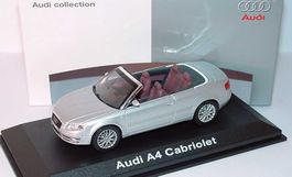 Audi A4 B7 Cabriolet 2006-2009 silber met.    1:43 von NOREV