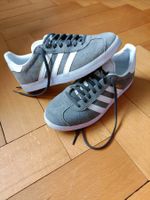 Graue Adidas Gazelle Gr. 38
