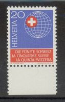 1966, Sondermarke Die Fünfte Schweiz **