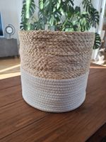 Panier (cache-pot) en corde bicolore 27 cm