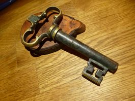 Flaschenöffner Korkenzieher vintage Schlüssel Goldig
