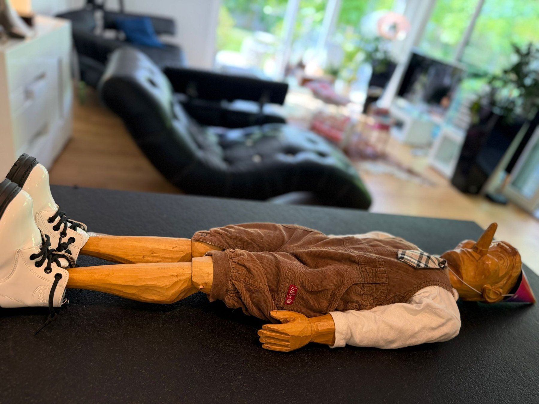 Statuette: Pinocchio - antike handgeschnitzte grosse Holzpuppe - TOP!!! – Usato da Vitznau venduto da maybach01 2