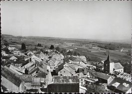 MONT-LA-VILLE Vue aérienne gel. 1967 v. Avenches