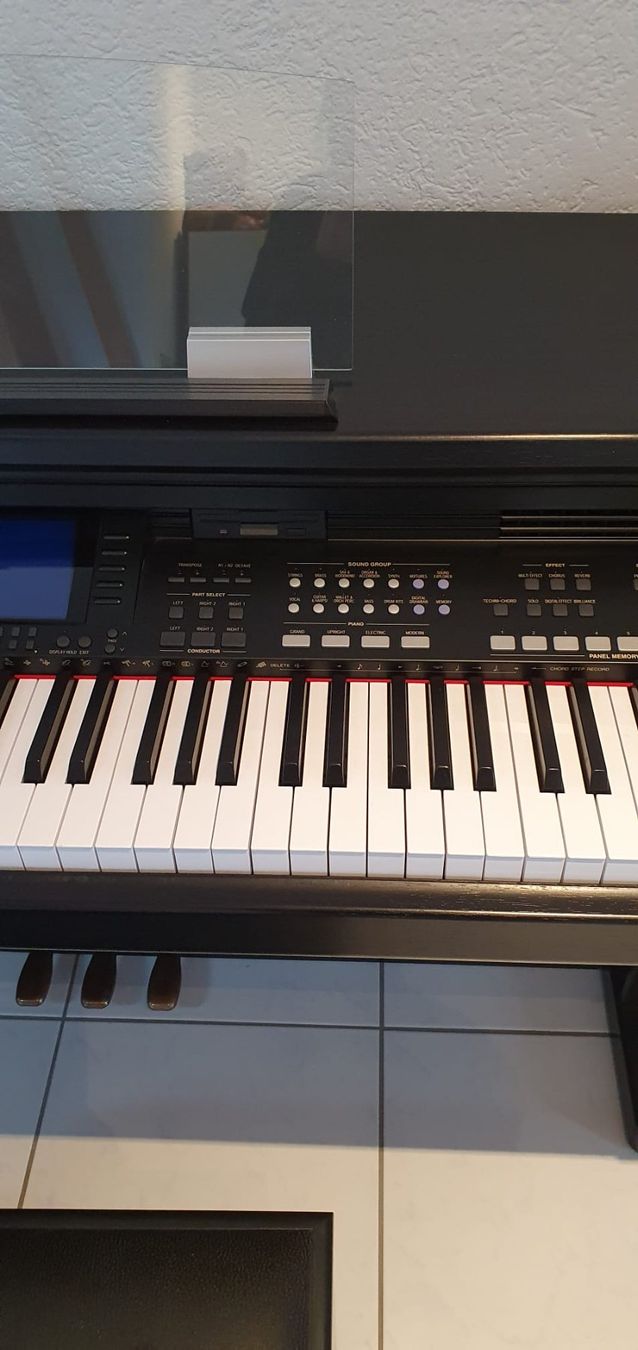 Technics Musikinstrumente: Klavier / E-Piano/ Technics SX-PR604 mit Stuhl und Mikrofon – Gebraucht aus Ottenbach von  6