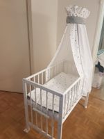Babybett weiss mit Himmel und Sternen guter Zustand
