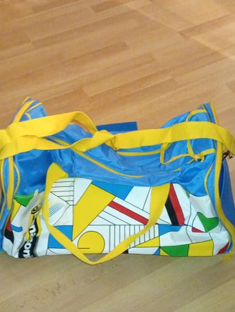 Seltene Vintage Sporttasche Panasonic Retro Design Tasche.