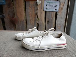 Paul Green echt Leder Sneaker weiss Gr. 40 - 425192