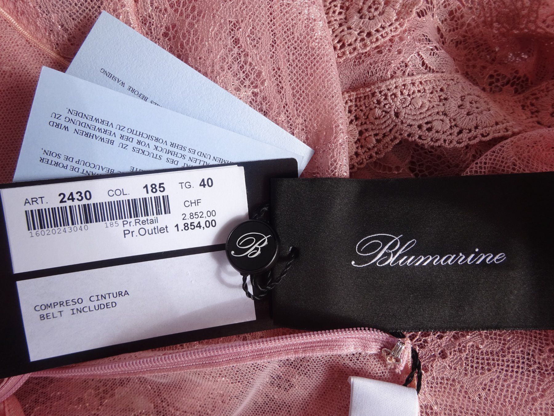 Vestiti: Anna Molinari per Blumarine  ORIGINALE e NUOVO!  Abito.40IT – Nuovo e nell'imballaggio originale da Cadempino venduto da vis_lpp9 2