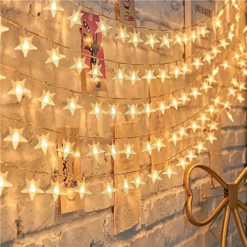 Ghirlande e barre luminose: 1,5m LED Lichterkette Sterne warmweiss – Nuovo e nell'imballaggio originale da Wettingen venduto da Chnoelleli 2