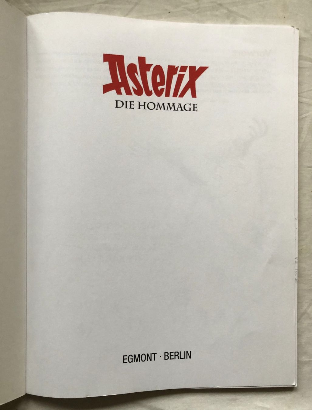 Fumetti: Asterix - Die Hommage - SC – Usato da Schaffhausen venduto da durruti 1