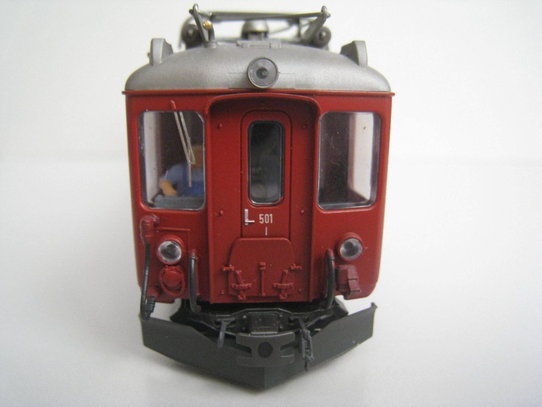 Bemo Modellini di ferrovie: Bemo Rhb-Triebwagen 501 alte Version+Fig.+Fin.ModellbauPiro. – Nuovo (secondo la descrizione) da Buchs ZH venduto da swiss-train 3
