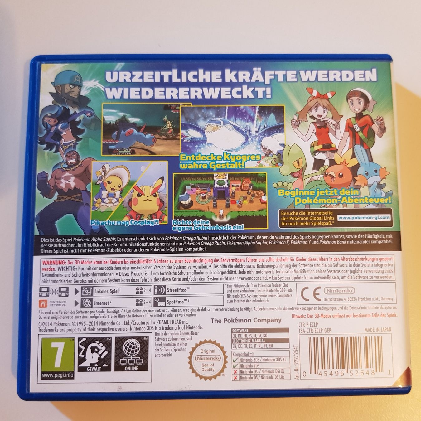 Nintendo Spiele: Pokémon Alpha Saphir /3DS – Gebraucht aus Münchenstein von 2DGames 1