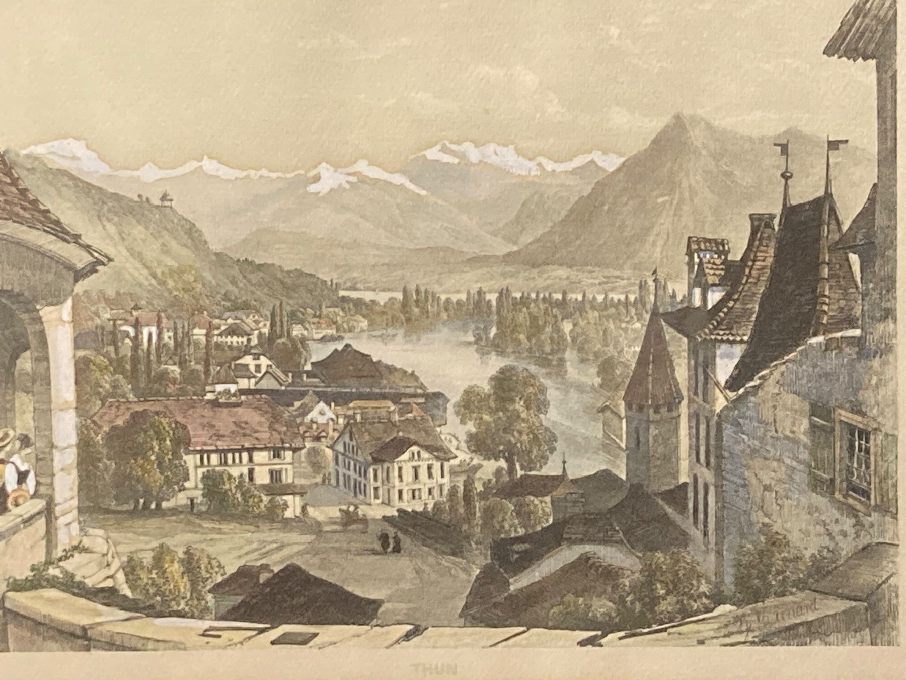 Grafica & Litografie: (50) Thun Thoune – Usato da Bern venduto da Jwpm66 1