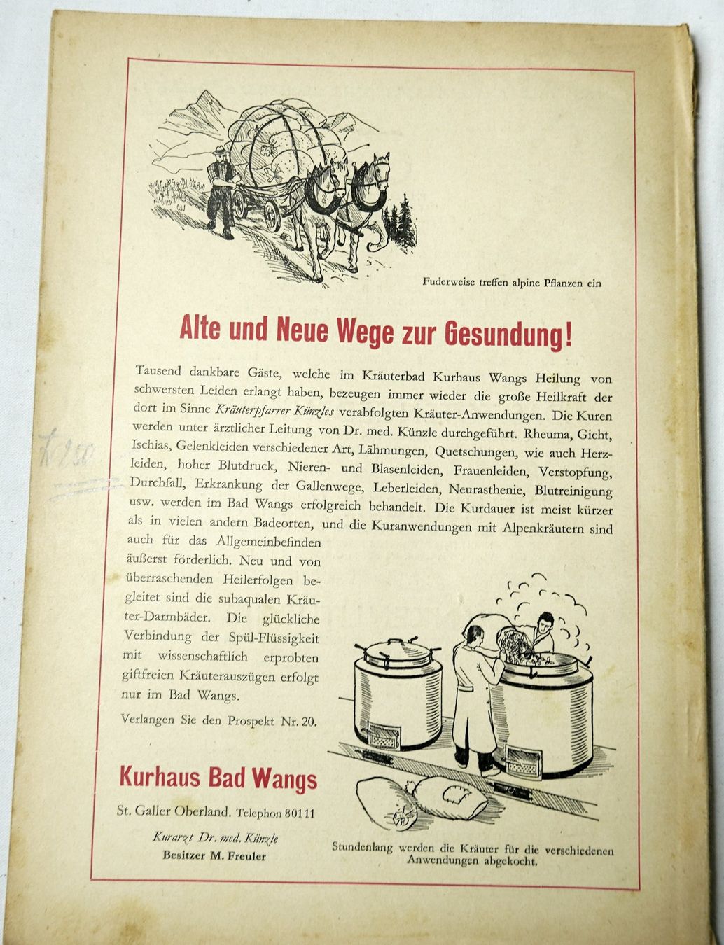 Calendriers: Benziger's Einsiedler Kalender 1946 – D'occasion à Baar par 2cvbaar 2