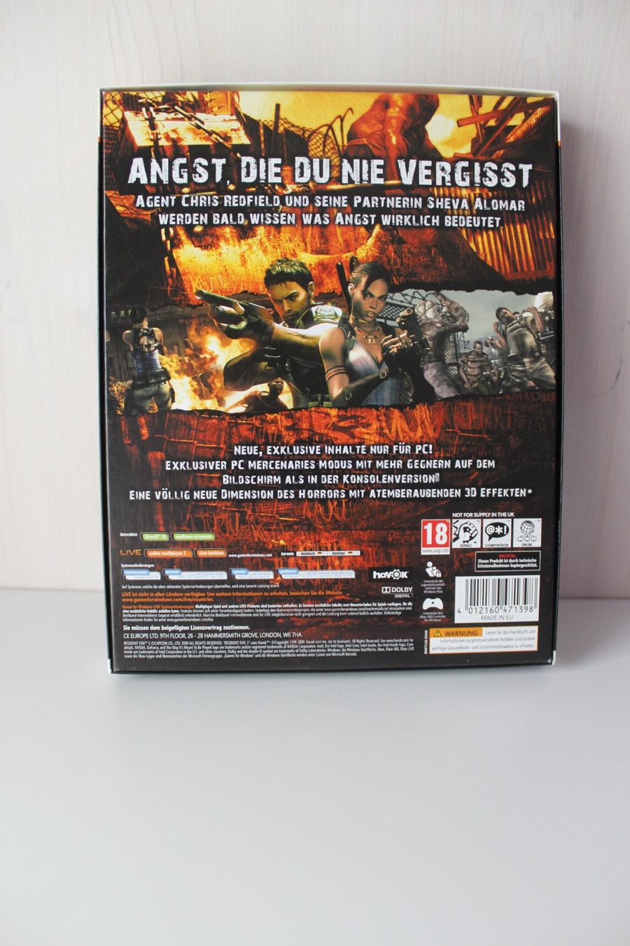 Giochi: Resident Evil 5 - PC DVD Box - Games für Windows – Usato da Ebertswil venduto da Ricogoeritz 2