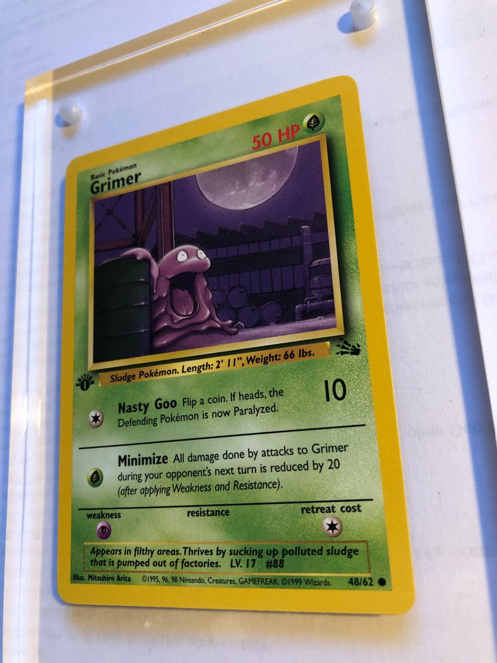 Carte collezionabili: Grimer 1st Fossil - MINT - ab 1.- – Usato da Giubiasco venduto da dan_pr8b 2