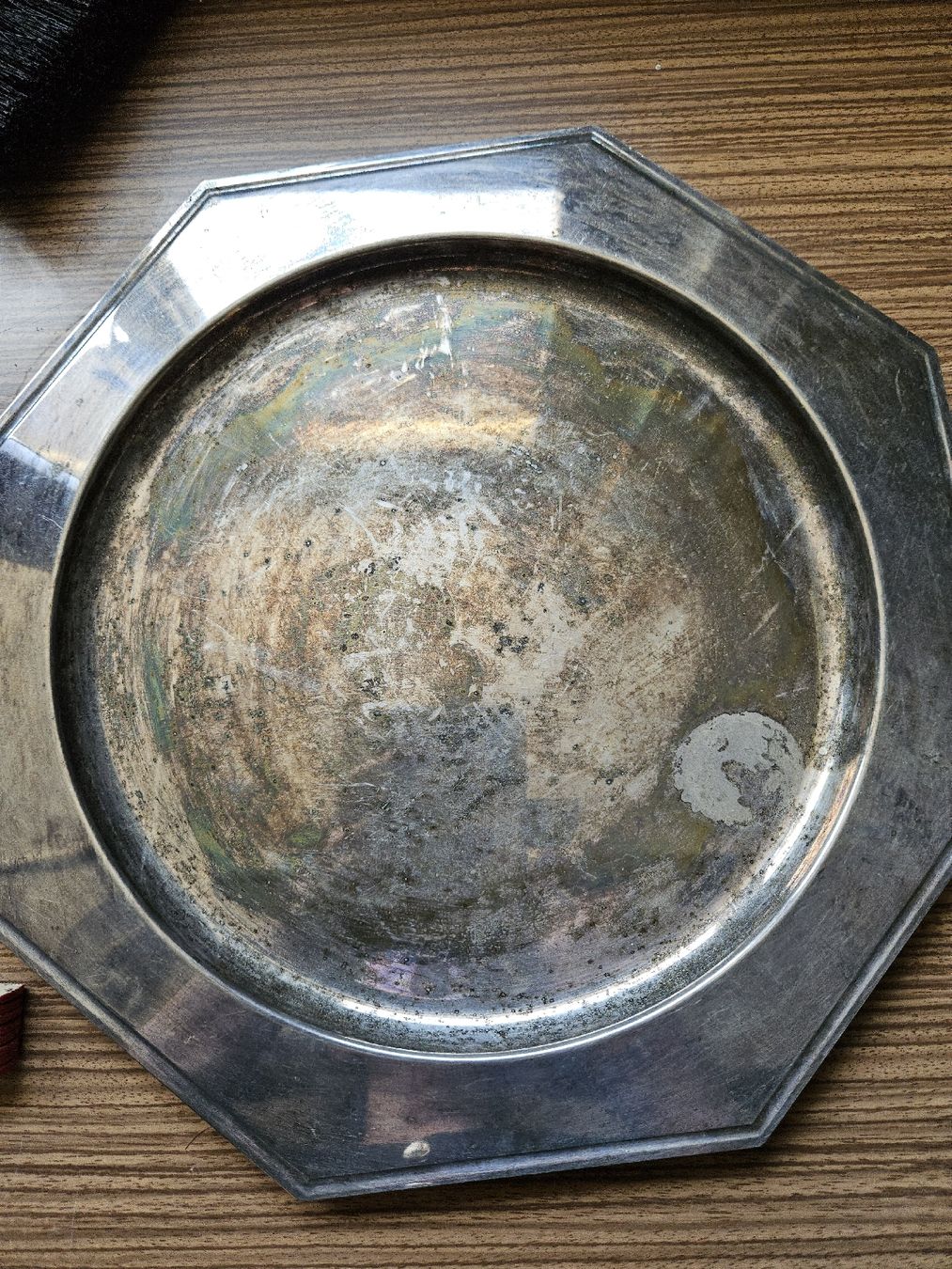 Piatti di portata: 8 eckiges Tablett versilbert Vintage – Usato da Urdorf venduto da Colina