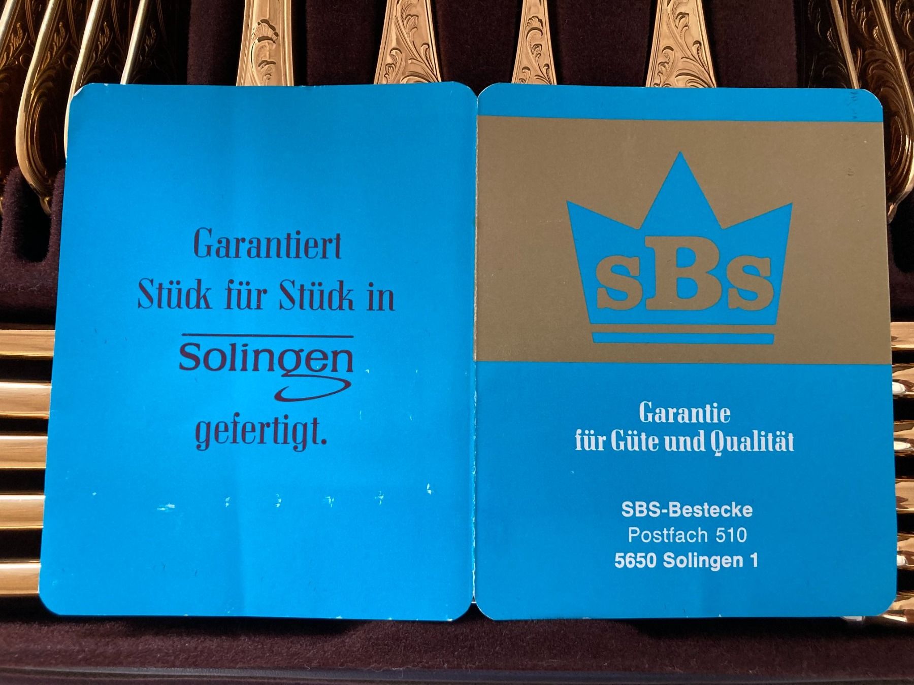 Solingen Set di posate: Solinger Besteck 12 Teilig  NEUWERTIG – Usato da Domat Ems venduto da buendnerfleisch01 2