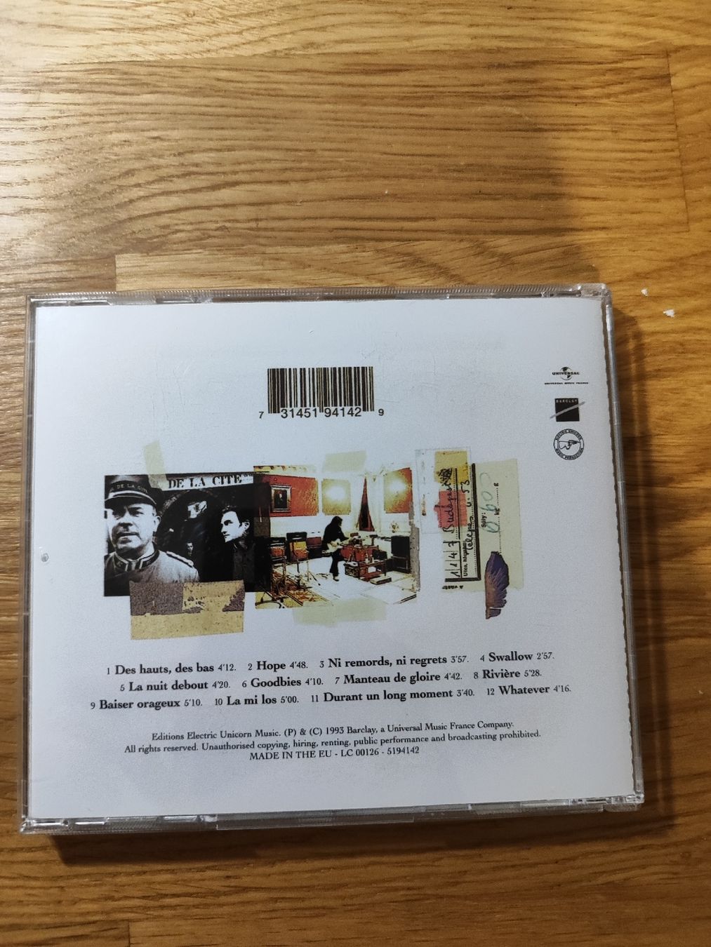 CDs: CD Stephan Eicher Carcassonne – Gebraucht aus Vétroz von mrcl01 2