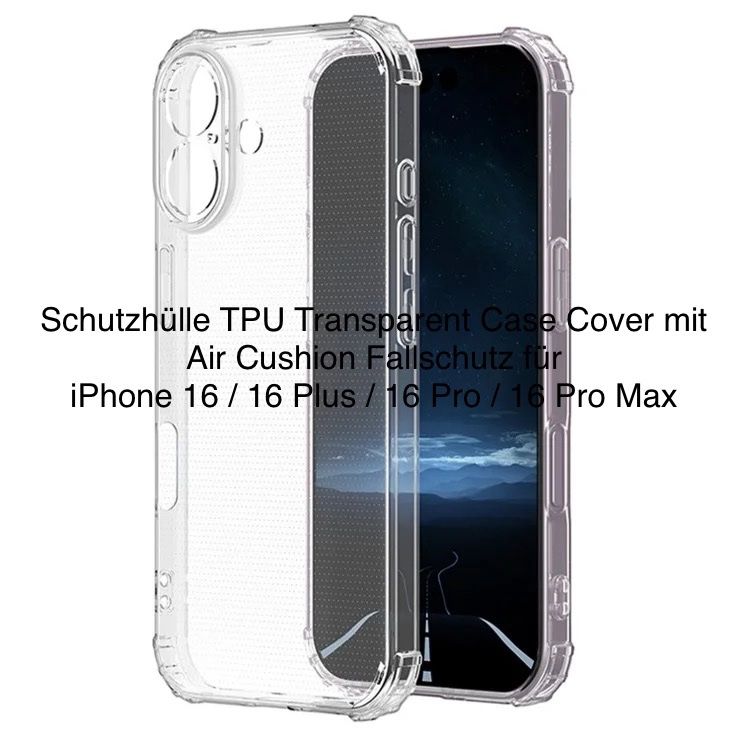 Cover & Protezioni schermo: iPhone 16 Plus Schutzhülle Cover Soft Case Hybrid Fallschutz – Nuovo (secondo la descrizione) da Basel venduto da MY.AIRPODS.SHOP 4