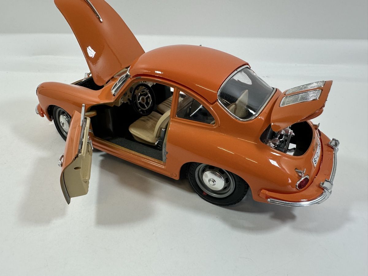 Bburago Modellautos: Porsche 356 B 1:18, orange, BBURAGO – Gebraucht aus Zofingen von rf9_x2xt 5