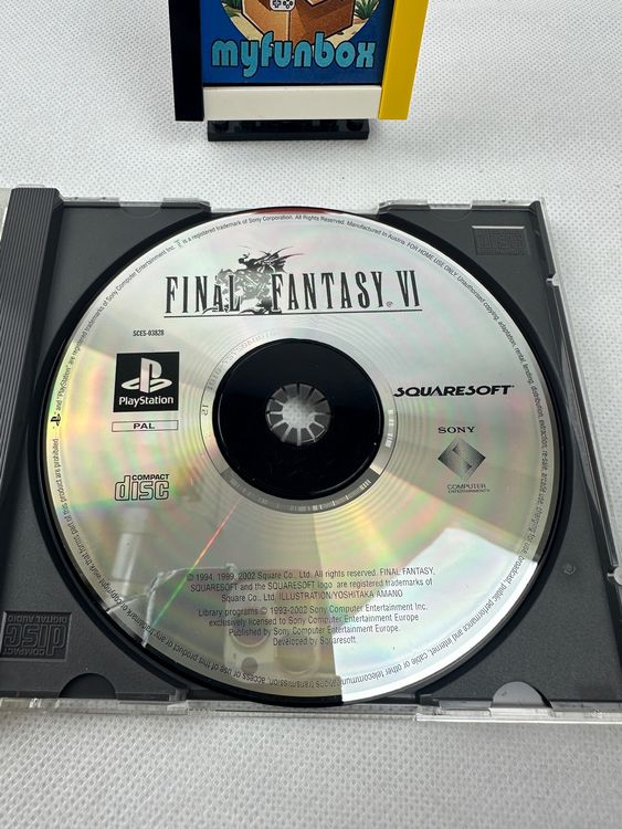 Playstation 1 PSX PS1 Final Fantasy VI 6 nur CD / Disc only (Gebraucht ...