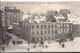 CHAUX - de - FONDS, incendie de l'hôtel de la Fleur de Lys