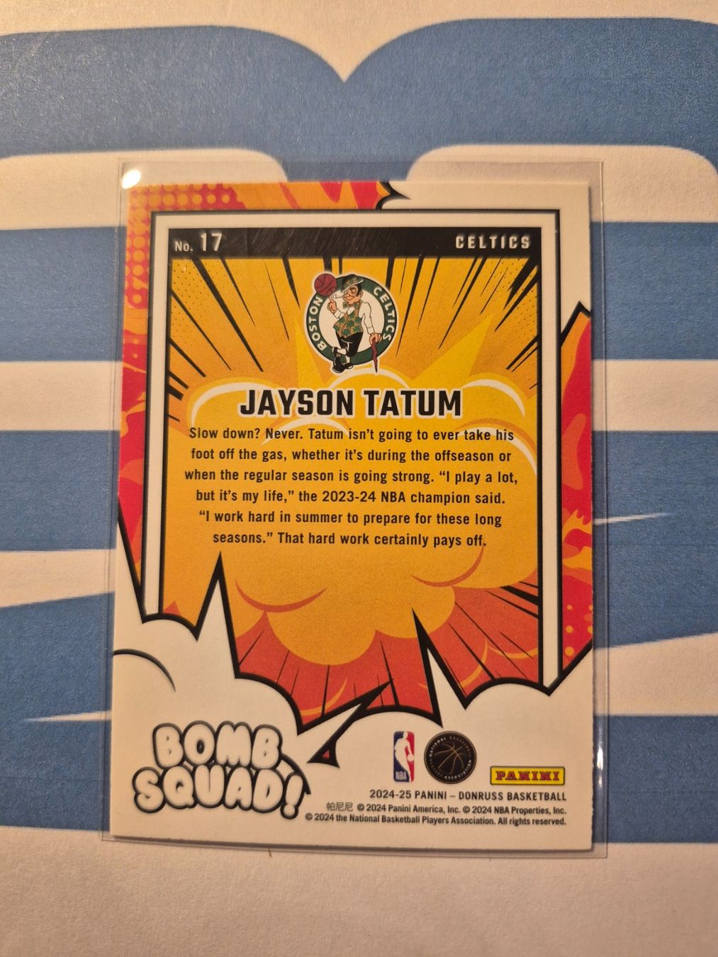 Panini Carte collezionabili: NBA Jayson Tatum Boston Celtics – Usato da Treiten venduto da Sauber73 1