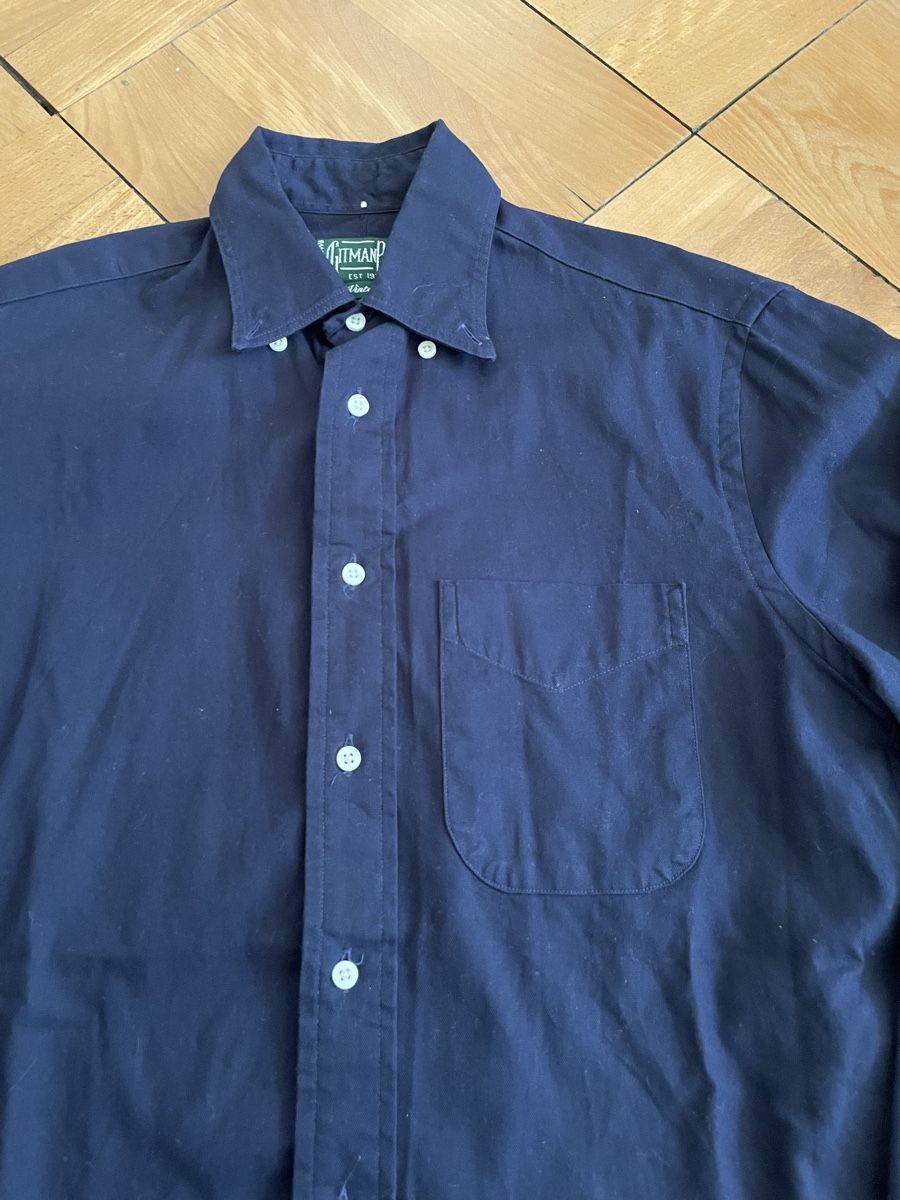 Camicie: Gitman Bros Vintage Hemd - Tiefes Navy Blau - S – Usato da Zürich venduto da Rollladen 3