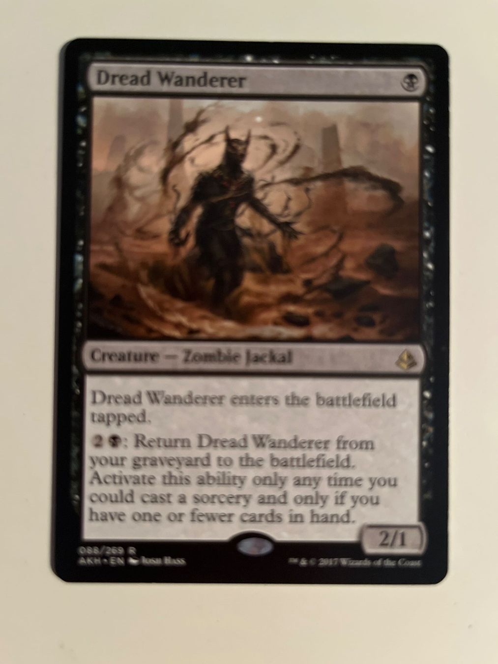 Magic The Gathering Cartes à collectionner: 1 x Dread Wanderer - Magic: The Gathering - MtG – D'occasion à Kriens par Shadi1980