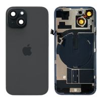 Vitre Cache Arrière iPhone 15 Titane Noir (Origine Demonté)
