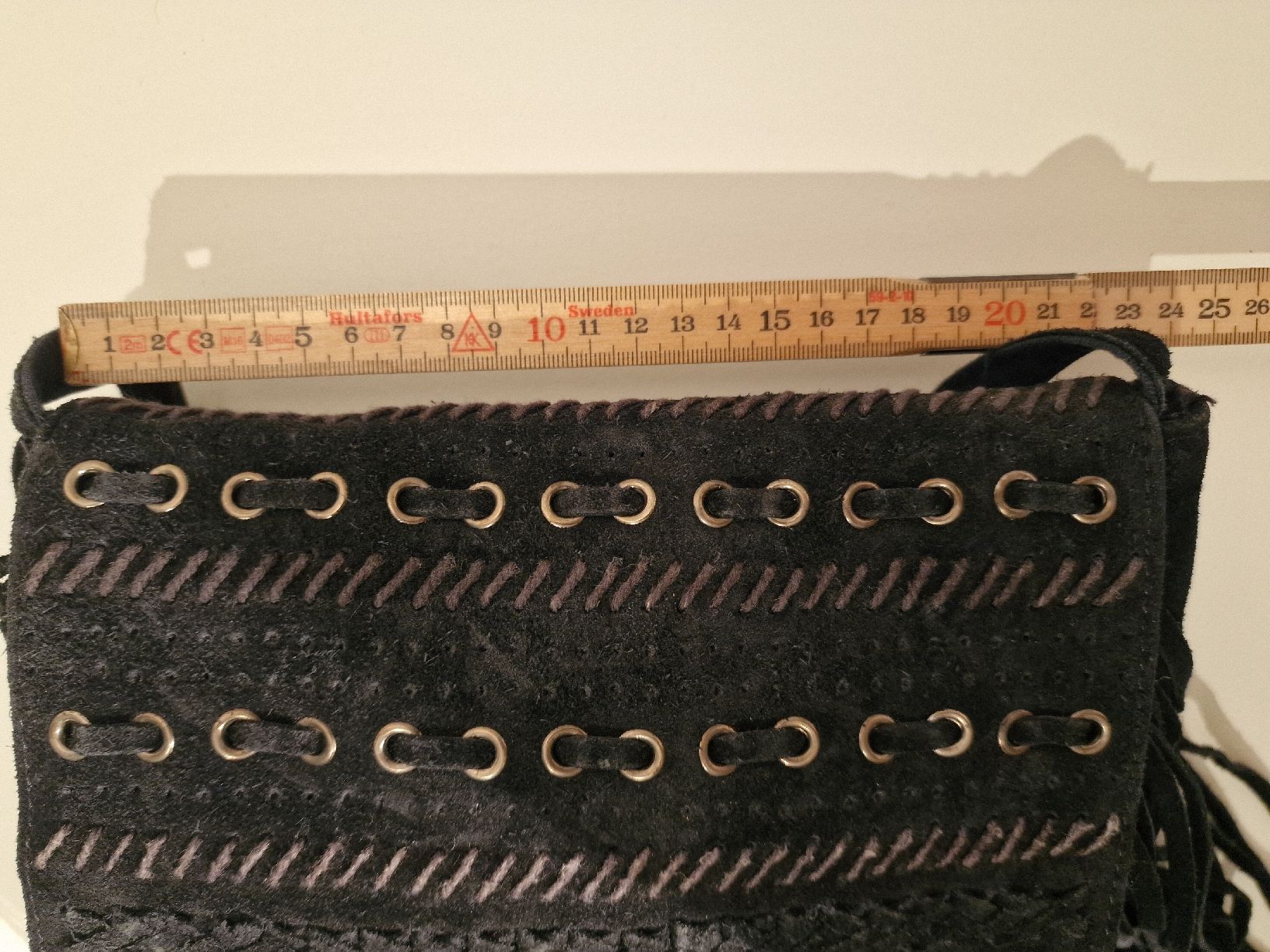 Sacs femmes: Modische Fransen-Tasche von Moddison, schwarz. – D'occasion à St. Margrethen SG par Goldig 7