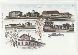 Gruss aus Zollikofen  (Lithoansicht im Formart A4, keine AK)