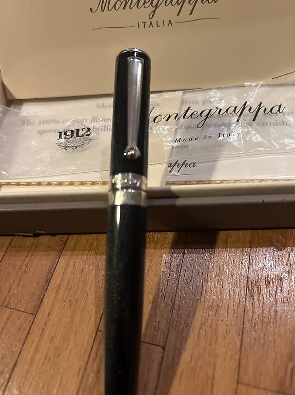 Montegrappa Stylos & Marker: Stylo Roller Montegrappa Espressione Noir&Argent Massif 925 – D'occasion à Genève par fbe_ywk6 2