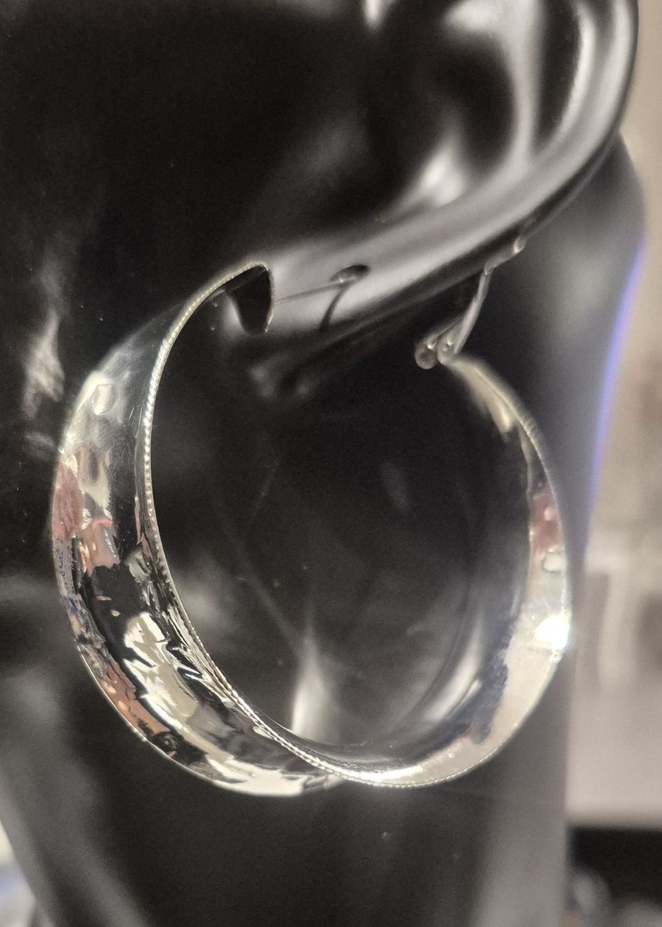 Ohrringe & -stecker: Orecchini a cerchio martellati argento donna – Neu (gemäss Beschreibung) aus Giubiasco von Stefaniav 2