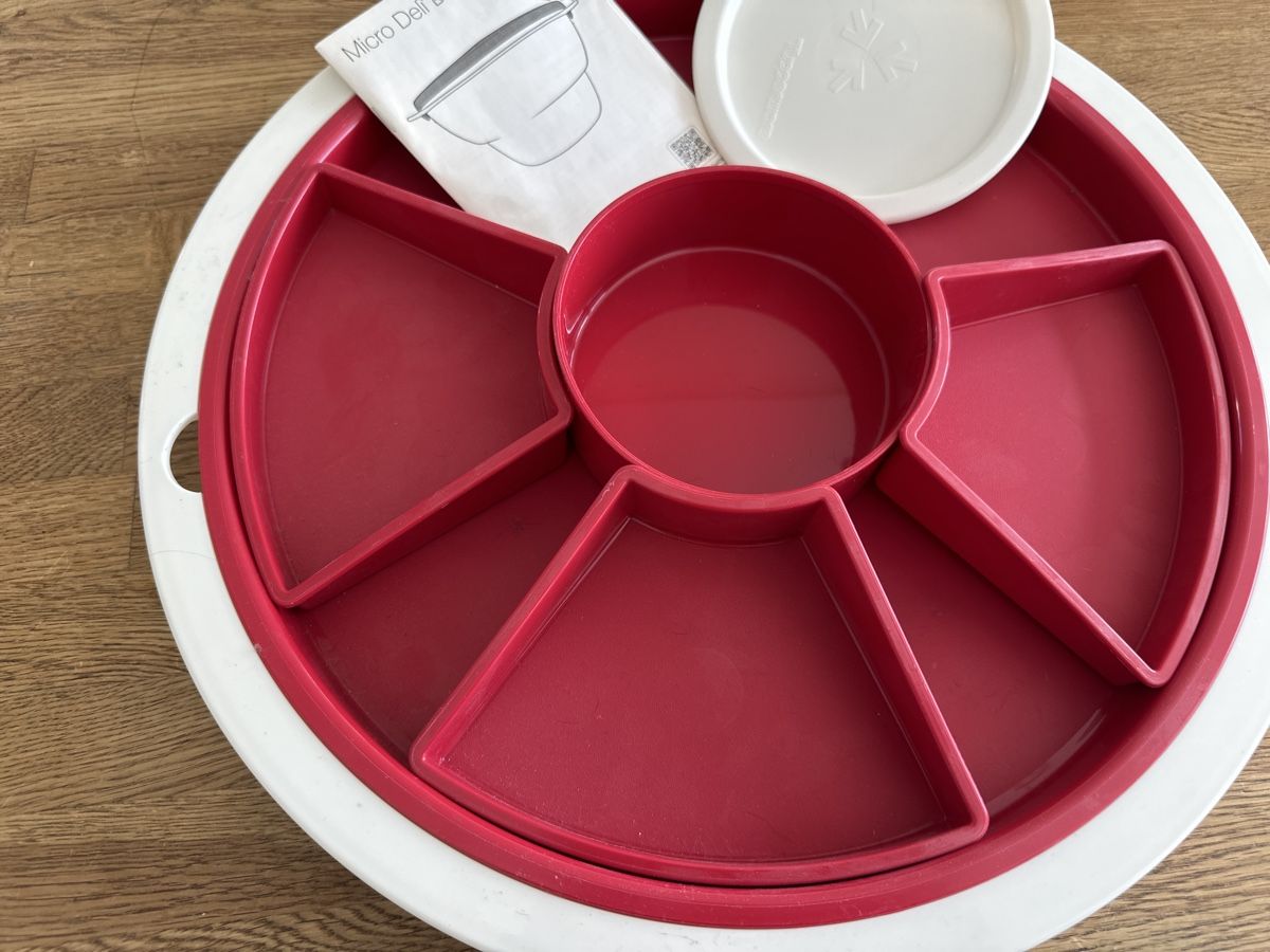 Tupperware Piatti di portata: Tupperware Servierschale Micro Del Di, Drehplatte, neu – Nuovo (secondo la descrizione) da Krauchthal venduto da Kiddy32 1