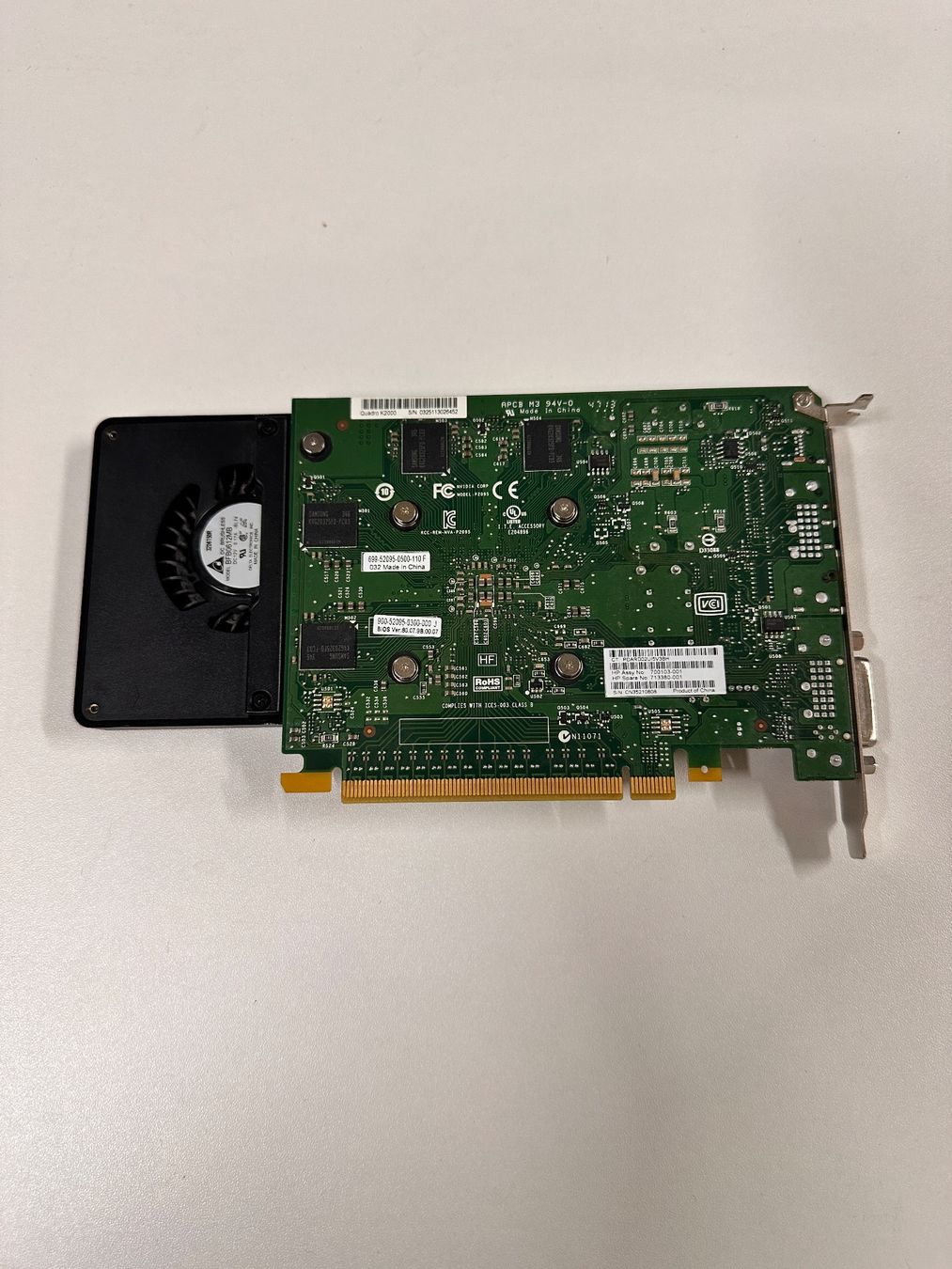 Nvidia Schede grafiche: NVIDIA Grafikkarte Quadro K2000, 2GB – Usato da Luven venduto da Eletto 1